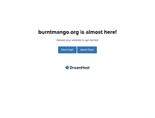 Tablet Screenshot of burntmango.org